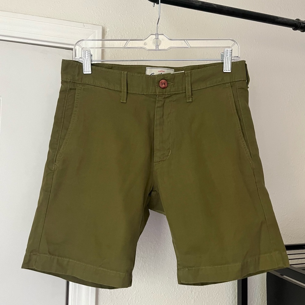 WELLEN‎ olive army green cotton shorts